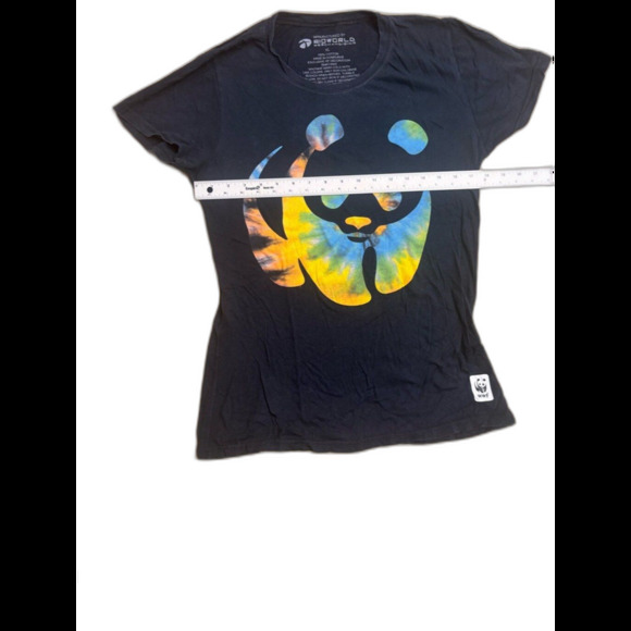 Rainbow Panda Graphic Bioworld Merchandising T-shirt Women's  XL Black - Picture 2 of 10